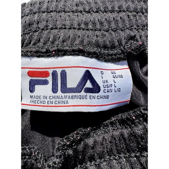 Fila Skirt Large Black Jersey Side Pink Buttons Active Everyday Adult Womens - Picture 6 of 13